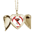 thumbnail image 1 of Logo no cocinar Collar colgante en forma de melocotón con alas Unbranded M, 1 of 3