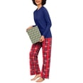 thumbnail image 6 of MINTREUS Womens Pajama Sets Soft Long Sleeve Sleepwear Ladies Loungewear Two Piece Pjs with Pockets, 6 of 7