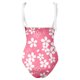 thumbnail image 3 of Gibobby Trajes de Baño Mujer Traje de baño con estampado de flores y cuello en V para mujer Conjuntos de bikini con falda y delantal(Rosa,M), 3 of 4