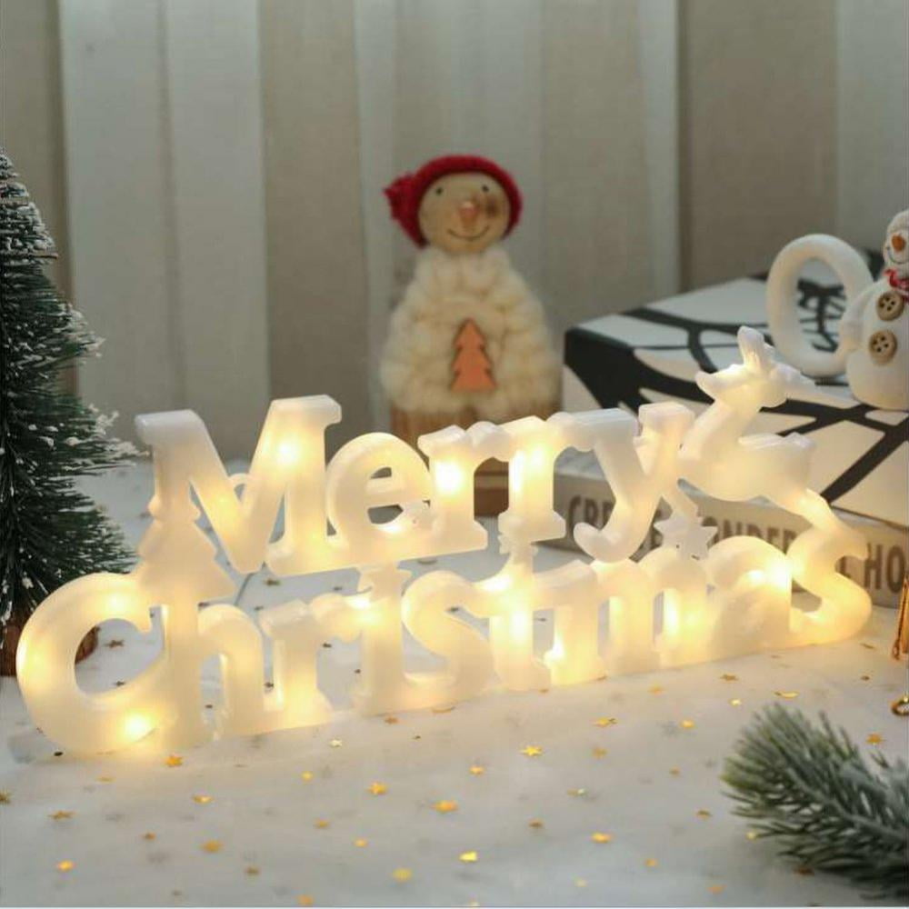 Christmas Curtain Lights Garland Merry Xmas Gifts Decorations New Year For Home 