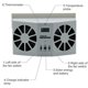 thumbnail image 4 of Car Solar Circulator Exha Fan, Saving Exha Fan, Car Radiator,exclude The Peculiar S, 4 of 5