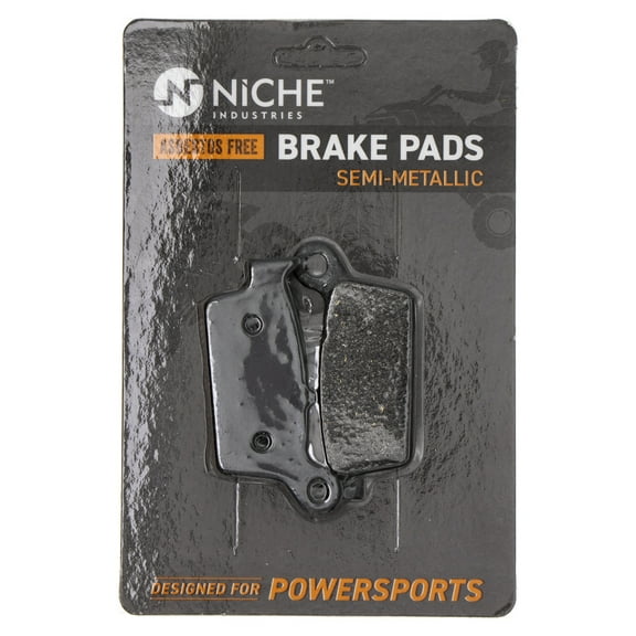 Niche Rear Brake Pad Set for Yamaha YZ426F Semi-Metallic Motorcycle 519-KPA2369D