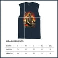thumbnail image 7 of Apocalypse Reaper Muscle Shirt Fantasy Skeleton Knight with a Sword Medieval Legendary Creature Dragon Wizard Men's, 7 of 7