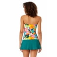 thumbnail image 4 of Anne Cole Women's Plumeria Twist Shirred Tankini Top (XS, Multi), 4 of 4