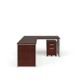 thumbnail image 2 of OFM Fulcrum Series Office Furniture Set, 60" Desk with Return, Filing Cabinet, Leg Panels, in White, 2 of 5