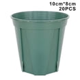 thumbnail image 1 of 10pcs Plastic Plant Pots Root-Control Nursery Seedling Planter Garden Flower Pot Container 10pcs 10cm*8cm, 1 of 3