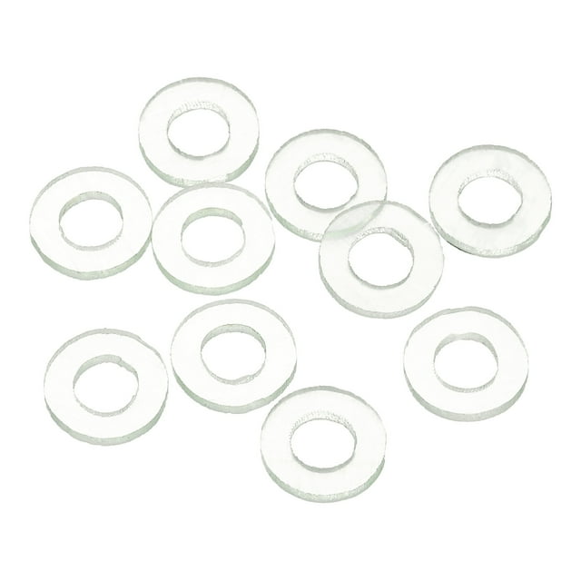 Lot de 10 Rondelles Plates, 7mm OD 4mm ID 1mm Joint d'Étanchéité PU Épais