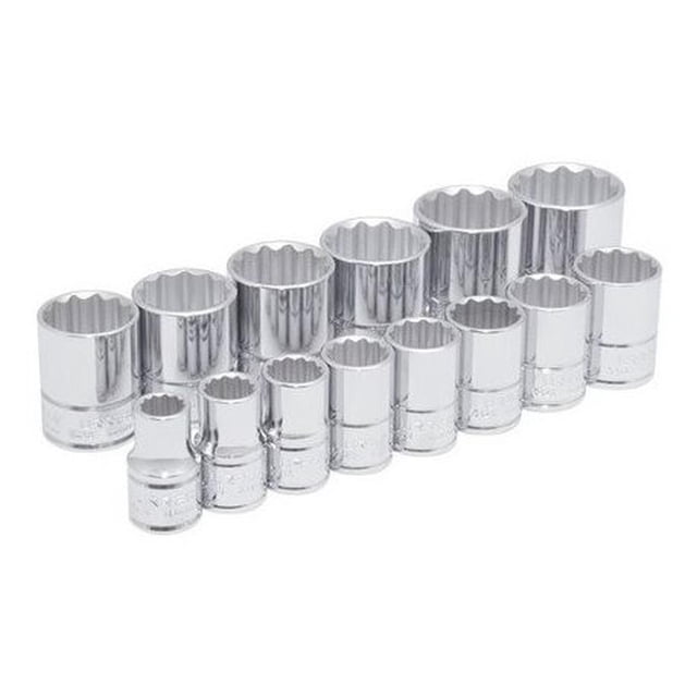 Juego De 14 Dados En Pulgadas 1/2 Inch Urrea Caja Plástica 5400PA