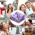 thumbnail image 5 of Wearable Blanket,Purple Lavender Butterfly Scene Hooded Wearable Sherpa Blanket for Adults & Teens,Winter Poncho Shawl Wrap Cape Thick Warm,50"x60", 5 of 5