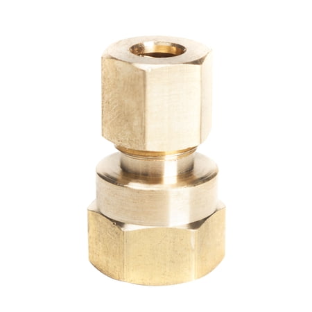 LTWFITTING Brass 1/4 OD x 1/4 Female NPT Compression Connector Fitting(Pack of 25)