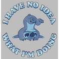thumbnail image 2 of Men's Lilo & Stitch I Have No Idea Graphic Tee Silver Small, 2 of 4