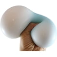 thumbnail image 4 of 1 Jumbo 4" Glow in the Dark Doh Filled Stress Ball - Ceiling Sticky Glob Balls - Squishy Gooey Shape-able Squish Sensory Squeeze Balls (Random Color), 4 of 7