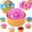 Glitter Pink, variant on Hxmsuire Therapeutic Dumpling Mystery Box Stress Ball w/ Steamer Desk Toy, Pink (1 Piece)
