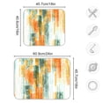 thumbnail image 2 of Iauyy Dish Drying Mat for Kitchen Counter, Super Absorbent & Hanging 16x18 / 18x24 Inch (S/M) Abstract Orange, 2 of 8