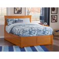 thumbnail image 3 of Atlantic Furniture Metro Urban Queen Storage Platform Bed in Caramel, 3 of 5