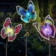thumbnail image 5 of Luces solares para jardín de mariposas, paquete de 3 luces de estacas solares multicolores que cambian la luz de camino LED Namotu HMJM468, 5 of 7
