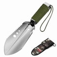thumbnail image 2 of Pelle de Camping Multi 8 en 1, Pelle à Main de Survie Extérieure en Acier Inoxydable avec Manche en Paracorde et Pochette de Rangement pour la Randonnée, 2 of 7