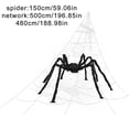 thumbnail image 3 of Popular!Nuevas telarañas de Halloween, simulación de tela de triángulos, araña de peluche súper grande, fantasma, Festival, accesorios de decoración para interiores y exteriores, 3 of 3