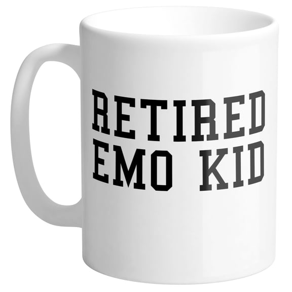Retired Emo Kid Coffee Mug 11oz White