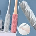 thumbnail image 2 of Wmool Toe Cleaning Brush 15.7" Foot Scrubber in Shower with Long Handle Silicone., 2 of 8
