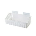 thumbnail image 2 of Ikohbadg Wall Mounted Shower Caddy, Aluminum Alloy Shower Storage Box, No Drilling Required, Strong Adhesive Organizer for Bathroom, Kitchen, Living Room, Easy Installation, 2 of 6