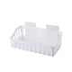 thumbnail image 1 of Organizador de baño de pared con estante, sin necesidad de taladrar, con adhesivo. Caja de almacenamiento para ducha, cocina y sala de estar. Aleación de aluminio inoxidable. Accesorio de baño para, 1 of 6
