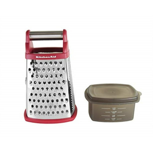 KitchenAid KN300OSPMA Gourmet Stainless Steel Box Grater, Pomegranate