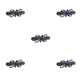thumbnail image 2 of Sonducket Pasadores para el cabello para niñas, tocado elegante, accesorio de moda, pinza para peinado, pasador para mujeres, pinza para el cabello para tipo 4 5piezas Sonducket CBP221803, 2 of 4