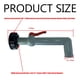 thumbnail image 4 of Accesorio de grifo de plástico de 1000 l, adaptador de tanque de desechos con rosca gruesa de 60 mm para grifo de jardín con adaptador de bañera, exportación 20/25/32 mm (32 mm), 4 of 5