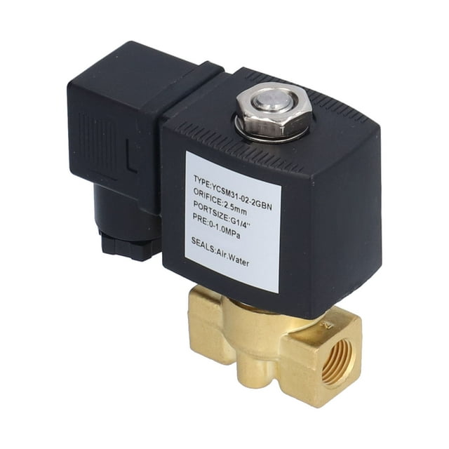 Válvula Solenoide ANGGREK Eléctrica de Latón a Prueba de Humedad para Uso Industrial
