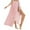 Pink, variant on Siminsem Women's Long Chiffon Sarong Swimsuit Coverup Under $10 Floral Tie Wrap Skirt for Beach Bathing Suit Pareo Adjustable Side Knot One Size
