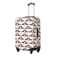 thumbnail image 2 of Daiia Dachshund And Hearts Luggage Cover, Thickened Washable Travel Luggage Covers, Elastic Unique Baggage Covers for 18-20 inch Luggage-X-Large, 2 of 9