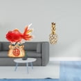 thumbnail image 2 of Estatua de Feng Shui chino, escultura de resina, figura decorativa, adorno de carpa koi dorada, artesanía artística única en resina, ideal para de, 2 of 8
