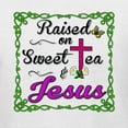 thumbnail image 3 of Wild Bobby, Raised On Sweet Tea & Jesus, Inspirational Christian, Women Racerback Tank Top, White, X-Large, 3 of 5
