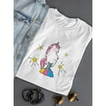 thumbnail image 3 of Unicorn Farting Rainbow T-Shirt Women -SPIdeals Designs, Female 5X-Large, 3 of 4