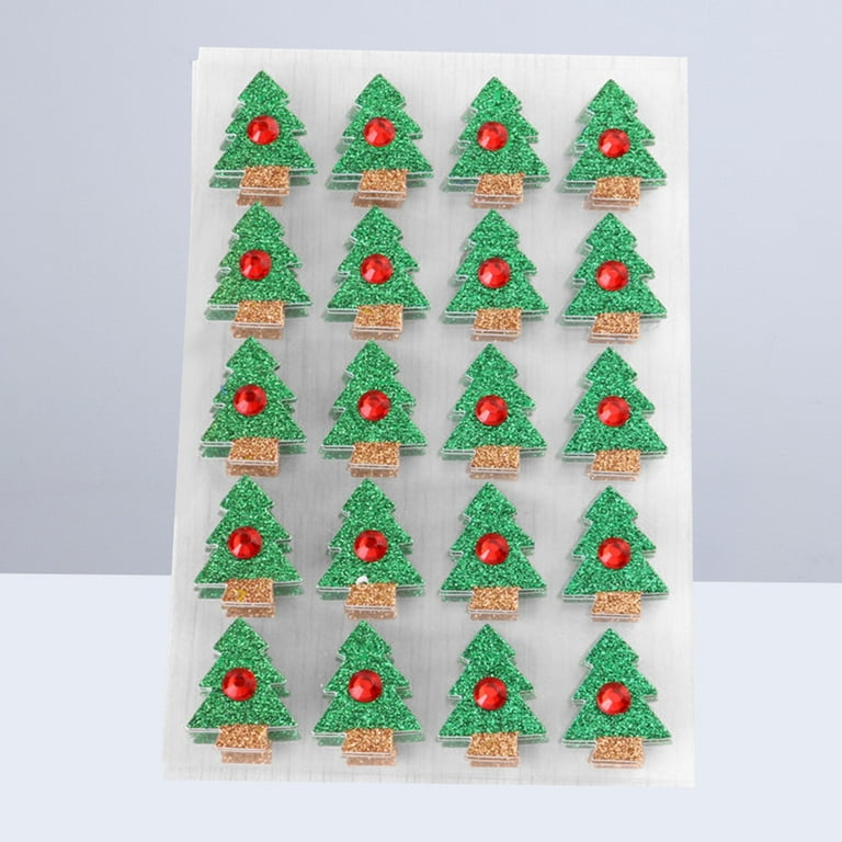 Christmas Tree Rhinestone Stickers Self Adhesive Gems Embellishments DIY  Crafts