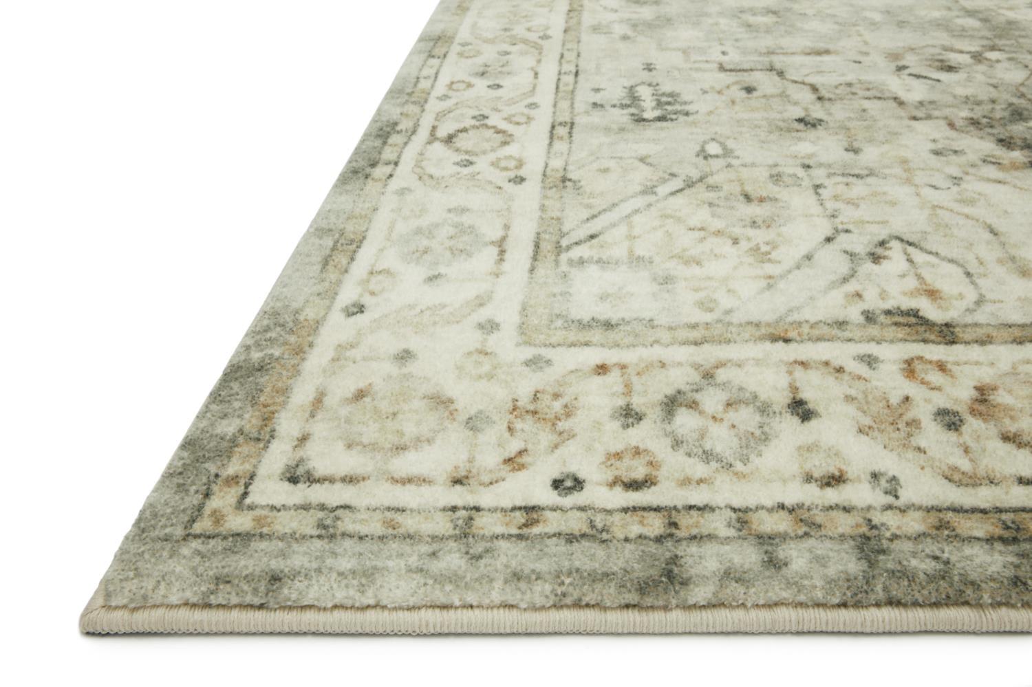 Loloi Rosette Sage / Beige 7'-6" x 9'-6" Area Rug
