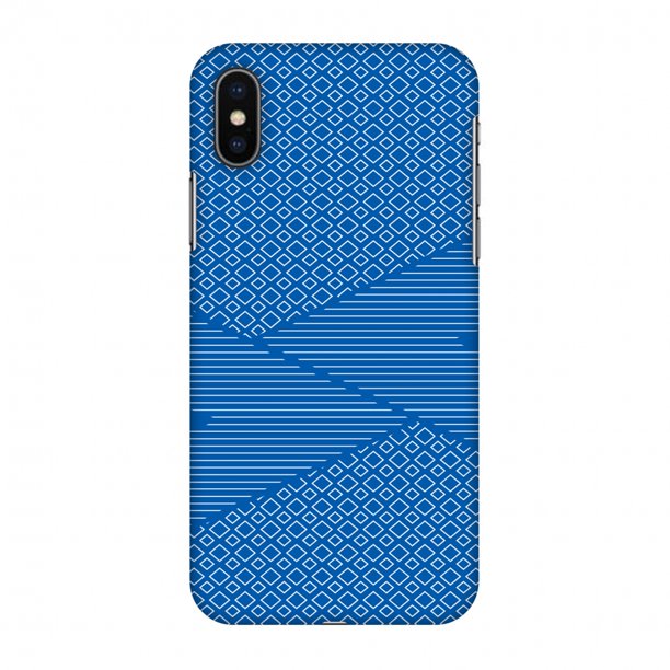Iphone X Case Premium Handcrafted Designer Hard Shell Snap On Case Printed Back Cover With Screen Cleaning Kit For Iphone X Slim Protective Carbon Fibre Redux Coral Blue 6 Walmart Com
