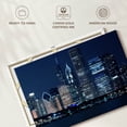 thumbnail image 6 of Elephant Stock Bright Downtown Chicago Wall Art - Horizontal Canvas Wall Art - Living Room Wall Decor - City Canvas - Blue And Beige Decor - 36" x 24", 6 of 8