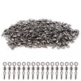thumbnail image 3 of Conector de anzuelo de pesca Bling Bling Giratorio de metal tipo americano, 3 of 12