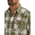 thumbnail image 5 of Wrangler® Men's Slim Fit Long Sleeve Woven Twill Shirt with Sunglasses Cleaner, Sizes S-5XL, 5 of 5