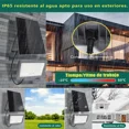 thumbnail image 3 of Reflector LED Solar para Exteriores de 200W, Recargable con Luz Tenue, Impermeable IP65, Luz Blanca Fría，Aigostar, 3 of 8