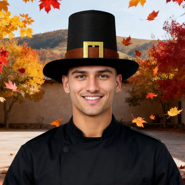 Stylish Adult Thanksgiving Bucket Hat for Casual Parties and Stage Performance Events