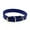 Dark Blue, variant on Walbest Leather Cat Collar, Basic Pet Collars for Kitten Puppy Small Dogs Cats Black Yellow Green Pink Red Orange White Coffee Golden Blue Rose