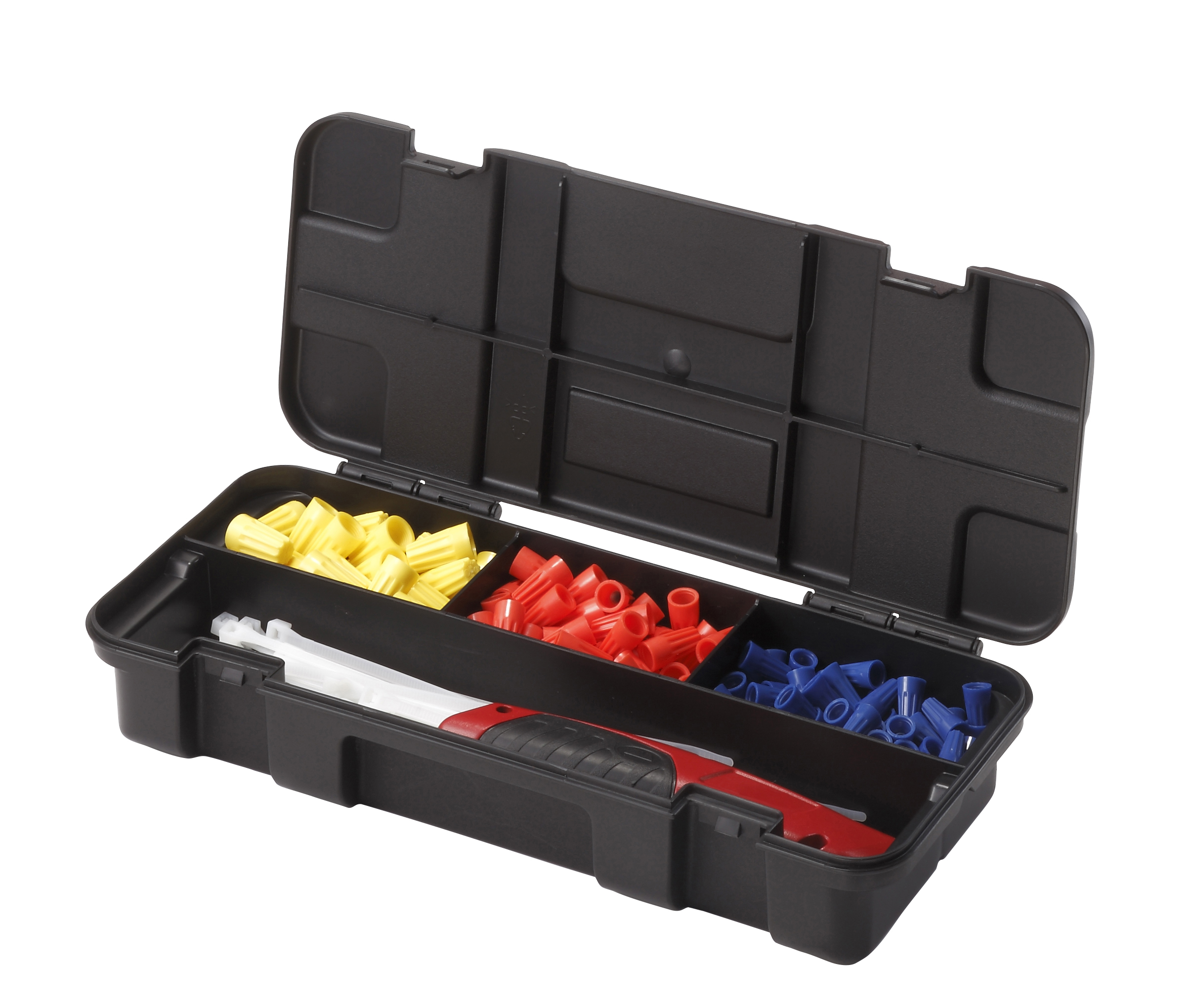 HART Technician Case, Heavy Duty Tool Box for Tool and Hardware Storage, Black - image 4 of 9