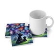 thumbnail image 3 of Happy New Year Scottish Terrier Family Cheer Winter Midnight Firework Set of 4 Stone Coasters Scottie Dog Lover Gifts 4x4in Absorbent Soapstone Coaster - 02025, 3 of 5