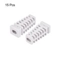 thumbnail image 2 of Unique Bargains Bottes de Soulagement de la Tension 25,3 Mm PVC Cordon Protecteur Housse Manchon 3.4x5,8 Mm Dia Intérieur Blanc 15Pcs, 2 of 3