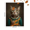 thumbnail image 3 of Mysterious Figure on Crescent Moon Canvas Print, Wall Art for Living Room Bedroom Study Office Hotel, 3 of 8