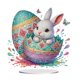 thumbnail image 5 of Decoraciones Mesa Acrílicas Con Forma Especial Pascua Conejito 5D Bricolaje Arte Diamantes, 5 of 8