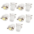 thumbnail image 1 of 10Pcs B8.5D 1-LED 5050SMD Blanca Cuña Luz de Tablero Salpicadero Coche 12V CC, 1 of 1